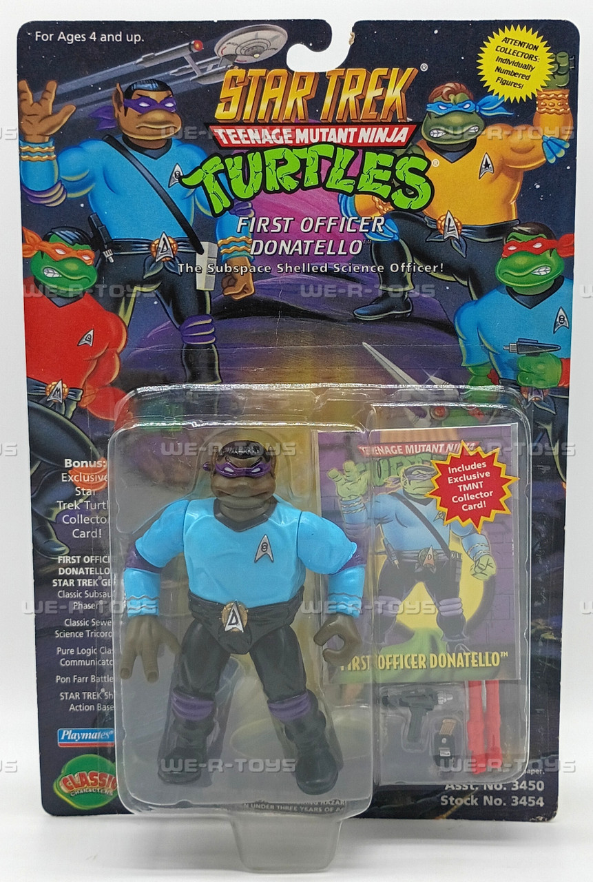 Teenage Mutant Ninja Turtles Star Trek Set of 4 Action Figures