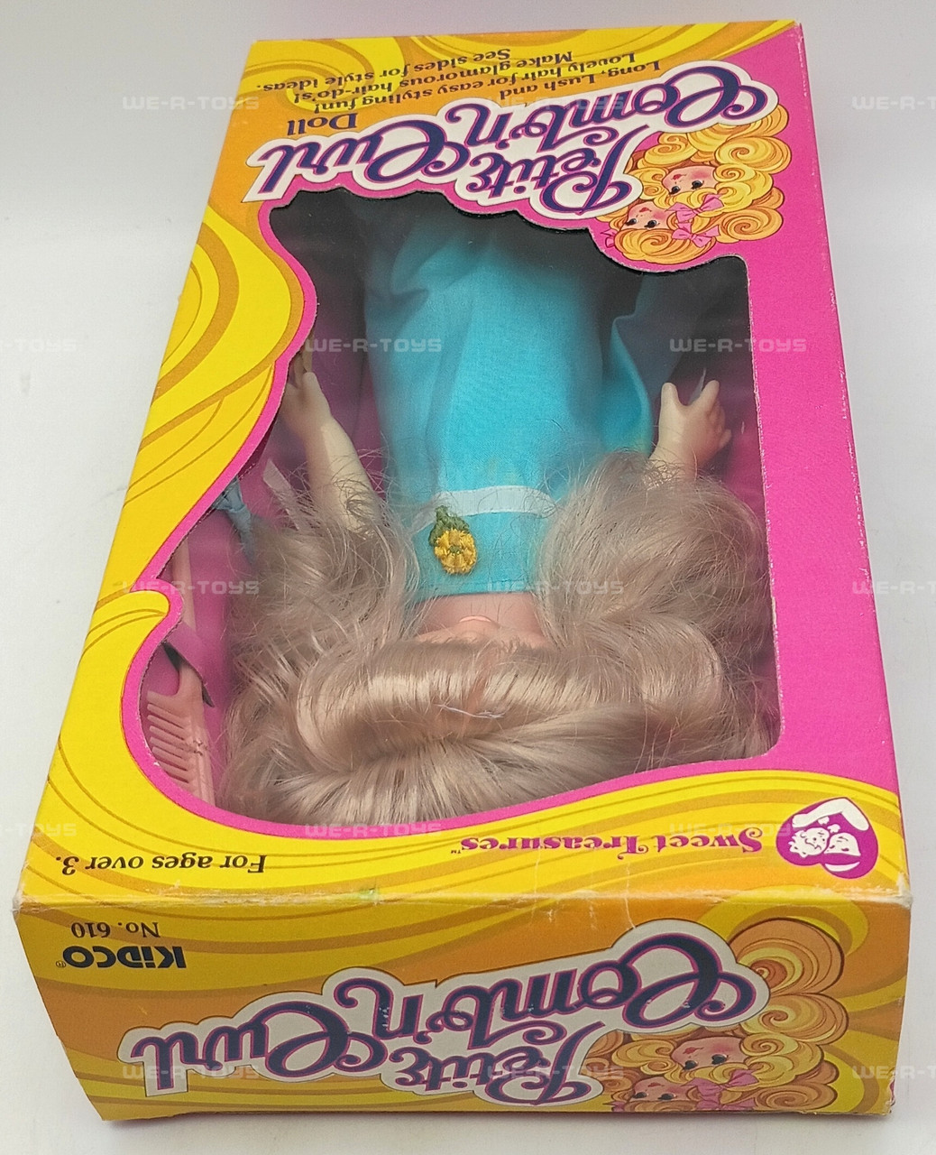 激レア⭐︎1980年代 Nice'n Soft Advertising Doll Sweet Treasures Petite Comb'n Curl Blonde Blue Eyes Doll 1980