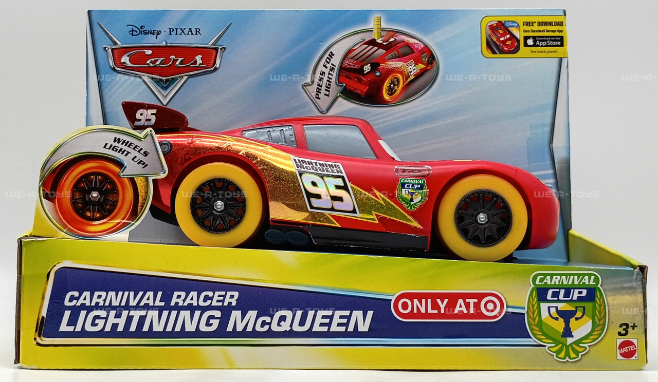 Disney Pixar Cars Carnival Racer Lightning McQueen Vehicle 2015