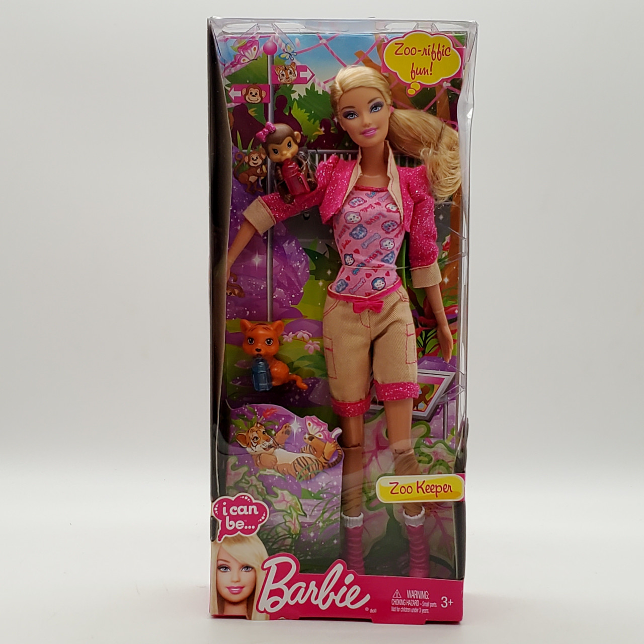 Barbie I Can Be Zoo Keeper Doll 2012 Mattel #X9077 NEW - We-R-Toys
