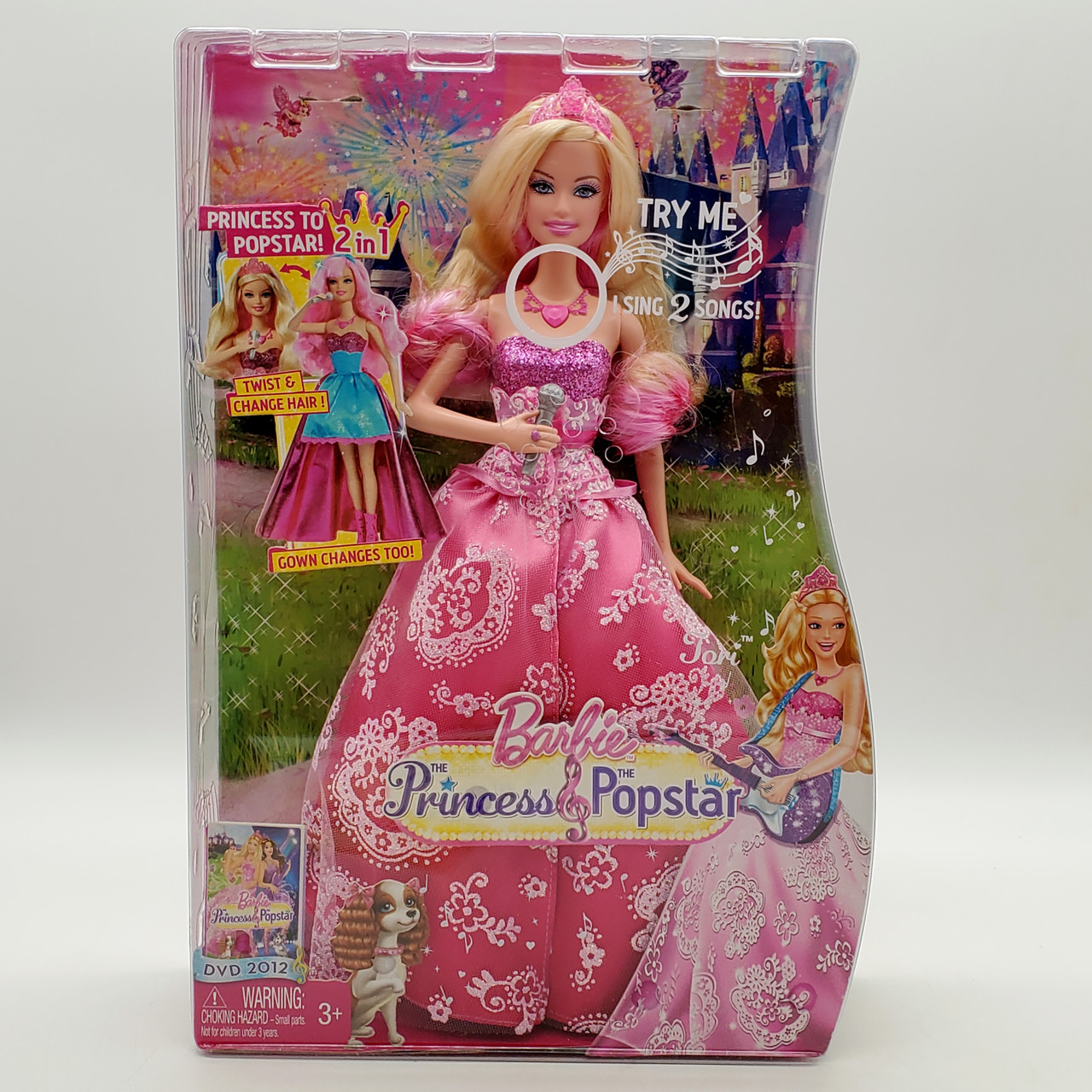 Barbie The Princess and The Popstar Transforming 2 in 1 Tori Doll