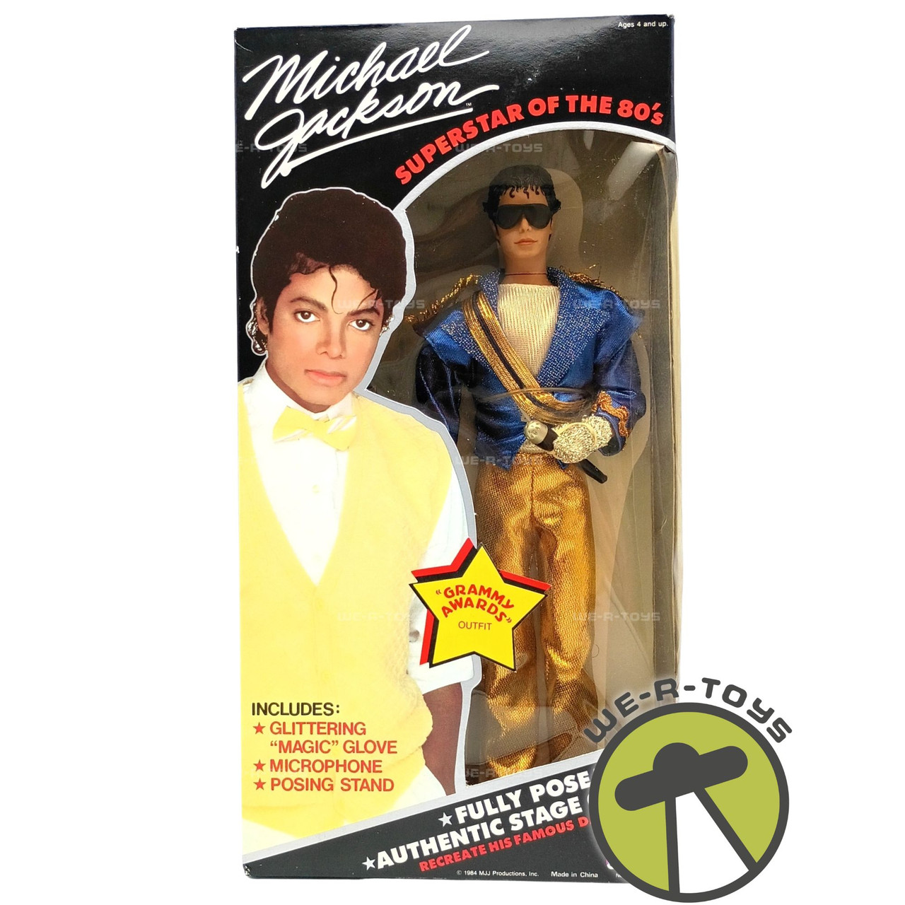 Michael Jackson Superstar of the 80s Grammy Awards Outfit Doll