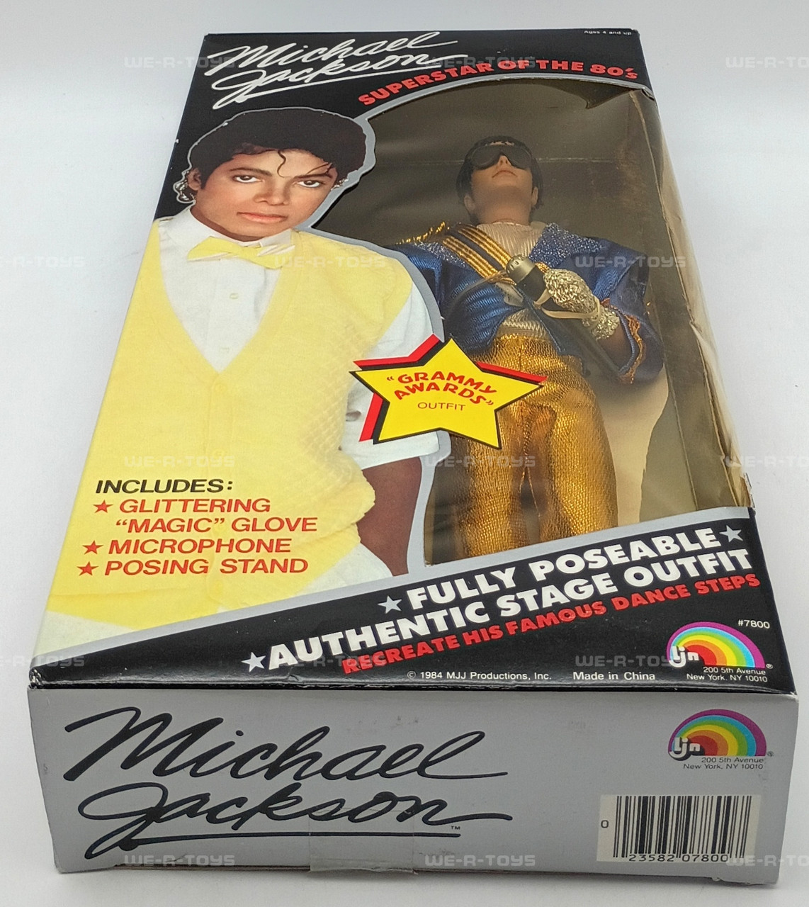 Michael Jackson Superstar of the 80s Grammy Awards Outfit Doll