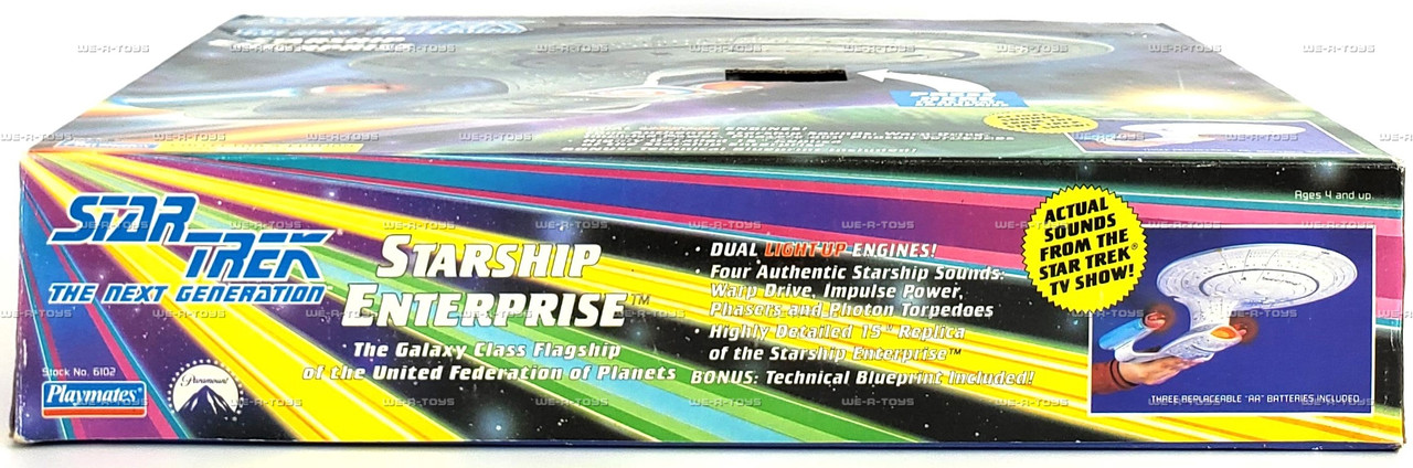 Star Trek The Next Generation Starship Enterprise Vehicle 1992