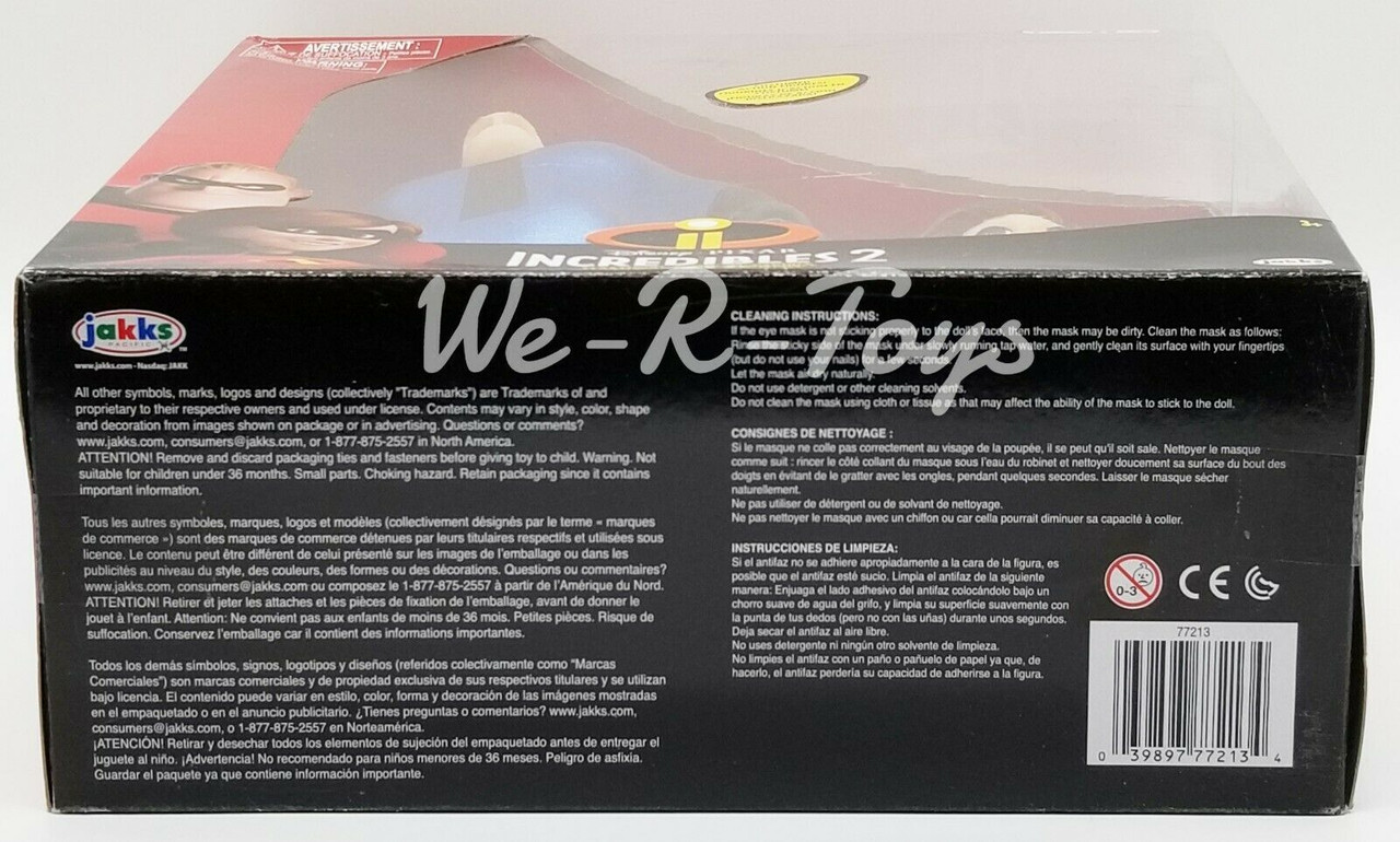 Disney's Incredibles 2 Costumed Action Figures Elastigirl & Mr. Incredible Jakks Disney's Incredibles 2 Costumed Action Figures Elastigirl & Mr. Incredible Jakks