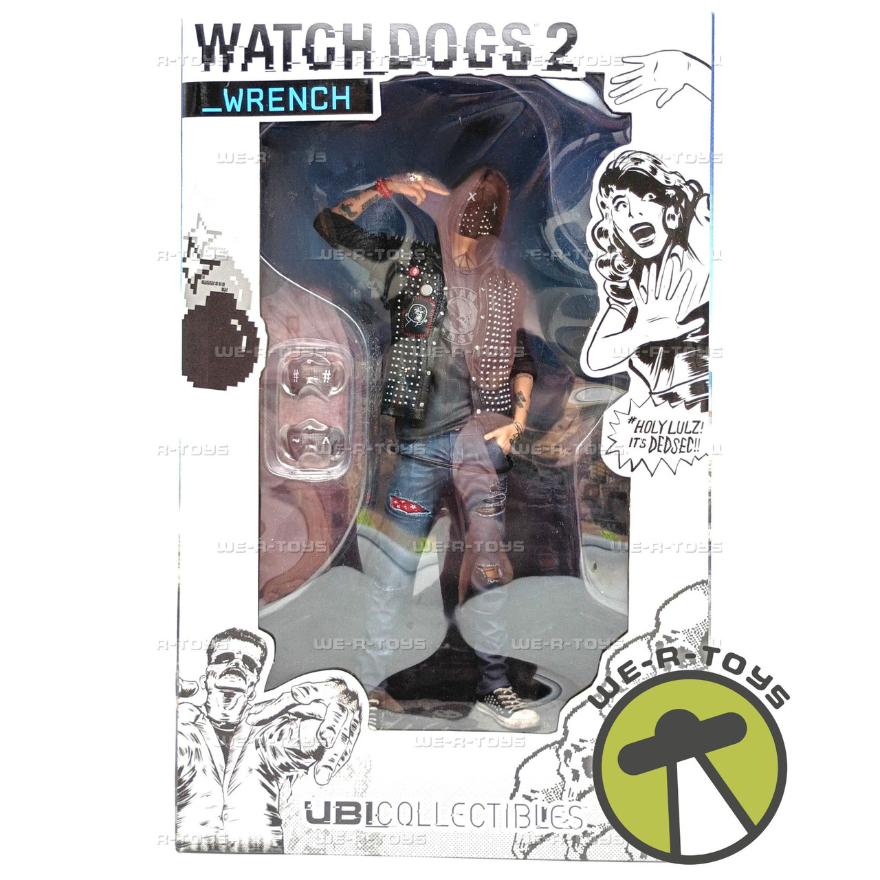 Watch Dogs 2 Wrench Action Figure With Accessories UBI Collect