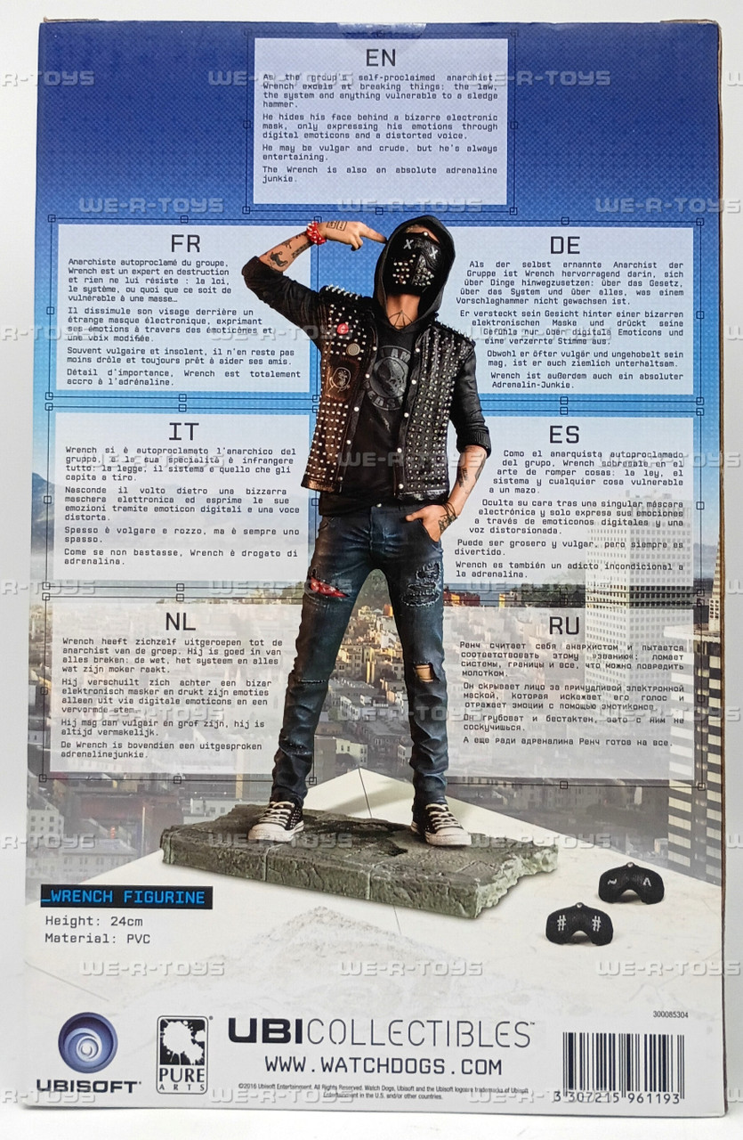 Watch Dogs 2 Wrench Action Figure With Accessories UBI Collect