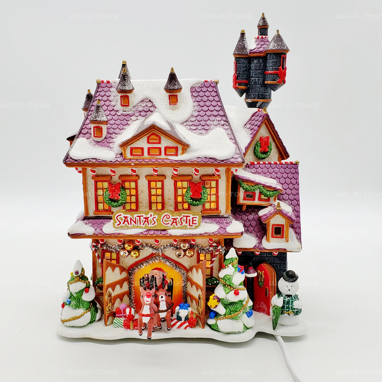 ディズニー　ノースポールシリーズ　ファクトリー Dept 56 North Pole Series Rudolph Santa's Castle Lighted Limited