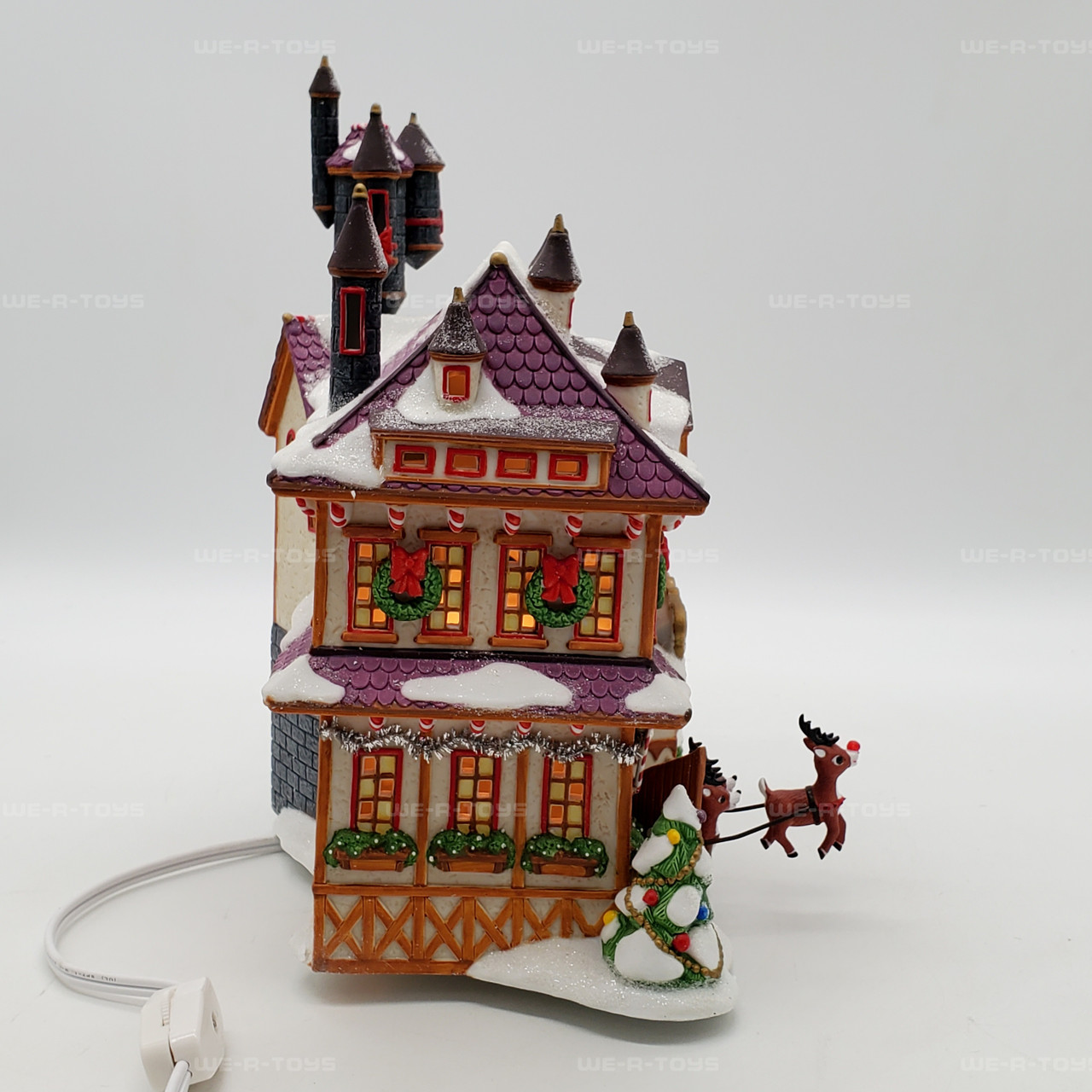 ディズニー　ノースポールシリーズ　ファクトリー Dept 56 North Pole Series Rudolph Santa's Castle Lighted Limited