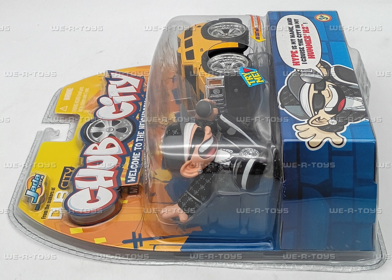 Chub City Hype Action Figure & Hummer H2 Vehicle Set 2005 Jada