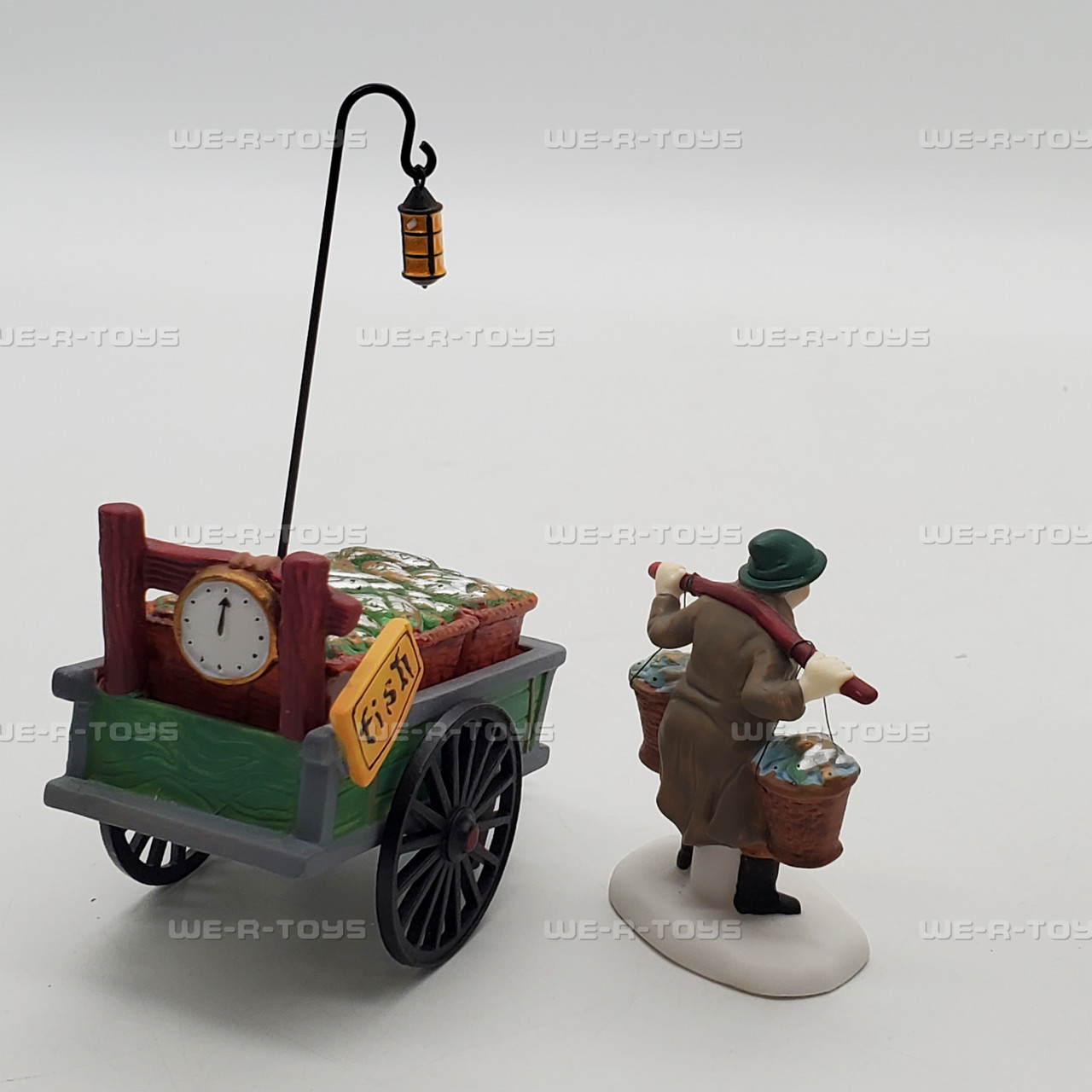 dept.56 accessories fish 58149 Retired Dept 56 Heritage Village Collection Dickens' Village Series *The Mermaid Shoppe* New Collectible : Home & Kitchen And now dads wallet is empty Department 56 Chelsea Market Fish