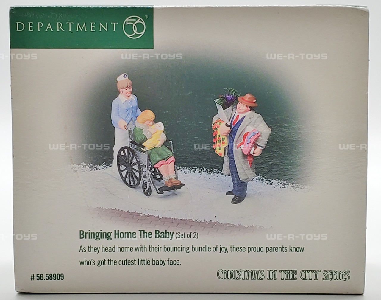 Department 56 Bringing Home The Baby (Set of 2) Christmas in the