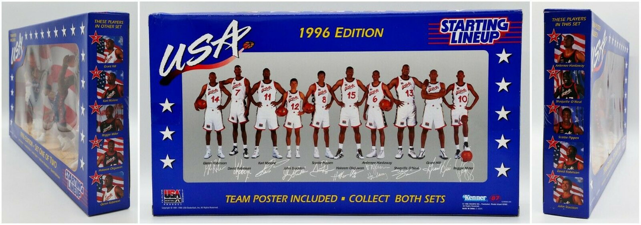 1996 USA Basketball Olympic Dream Team Sets 1 & 2 NBA Starting Lineup
