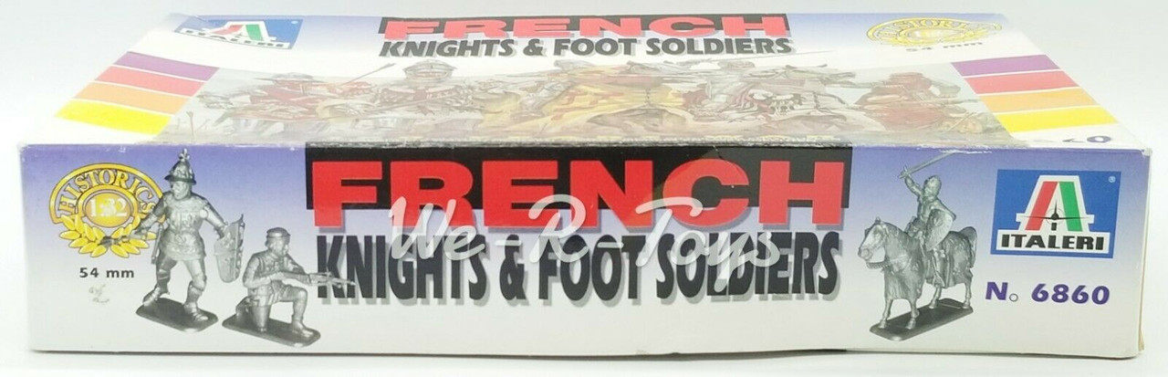 Italeri French Knights & Foot Soldiers Historics 100 Years