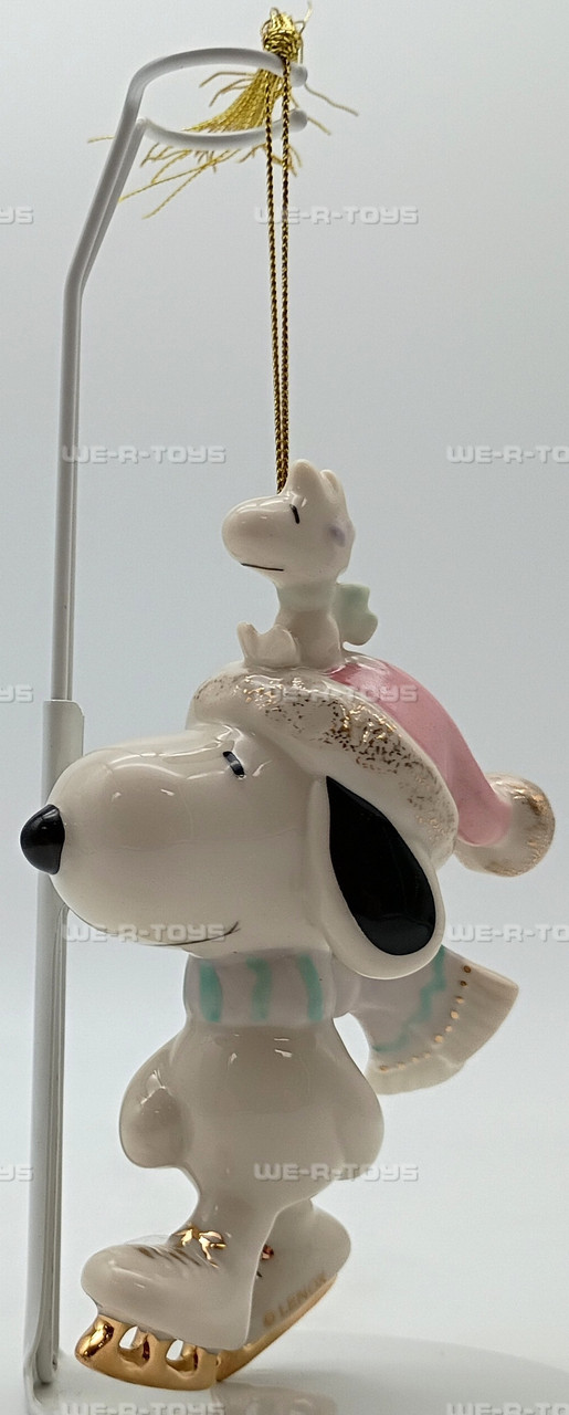 Peanuts Snoopy's Skating Friend Lenox Classics Ornament Collection