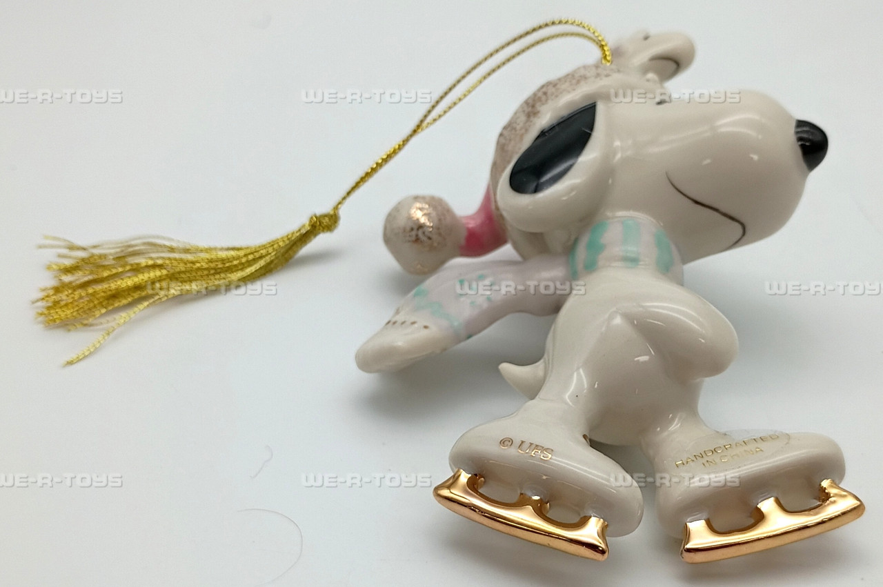 Peanuts Snoopy's Skating Friend Lenox Classics Ornament Collection