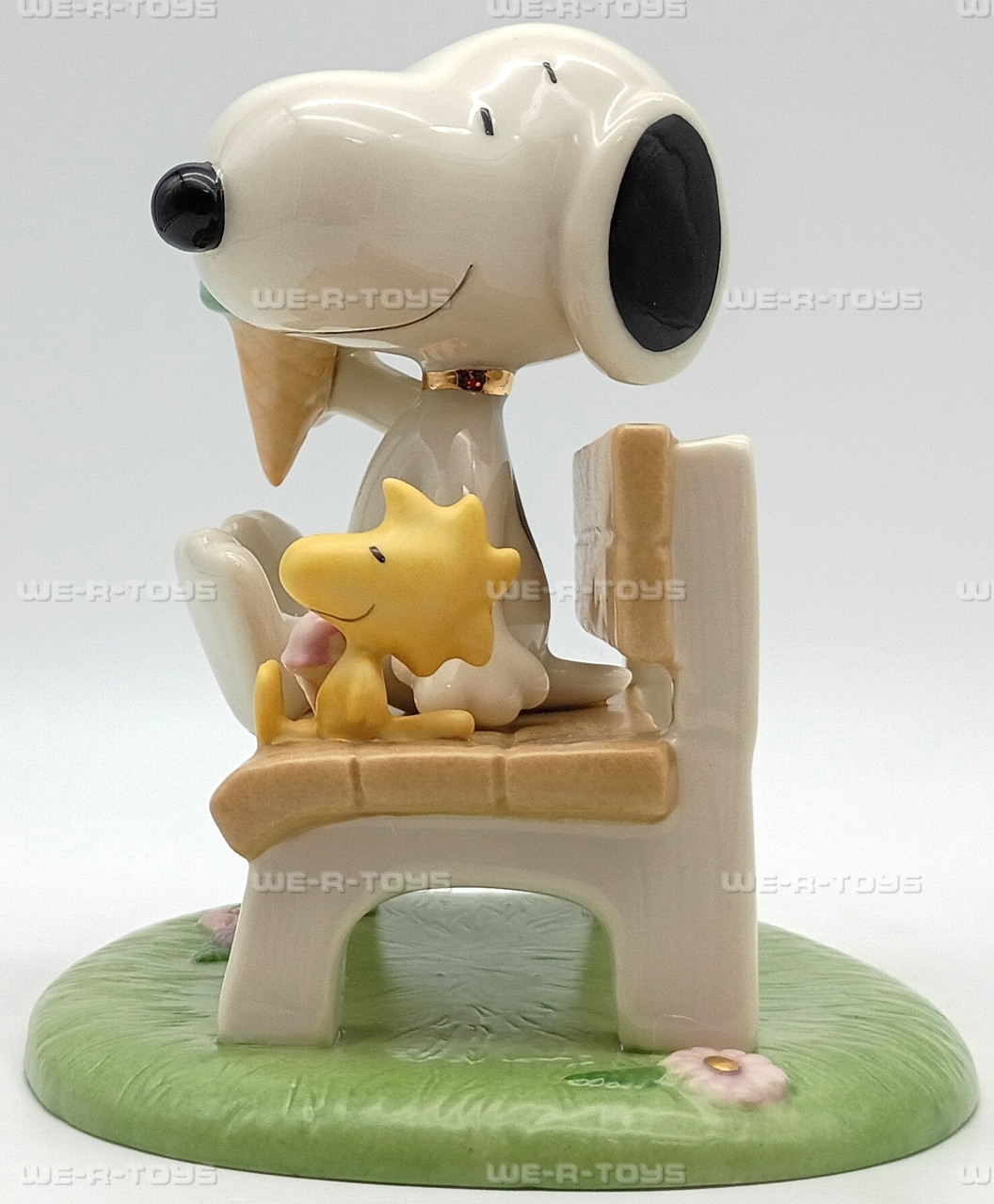 Peanuts Happiness Is Ice Cream With Snoopy Figurine Lenox 2016 New