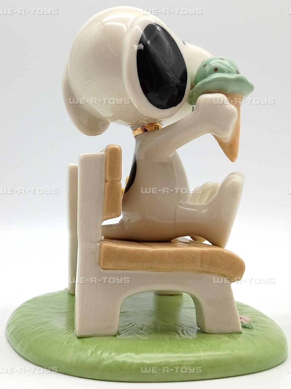 Peanuts Happiness Is Ice Cream With Snoopy Figurine Lenox 2016 New