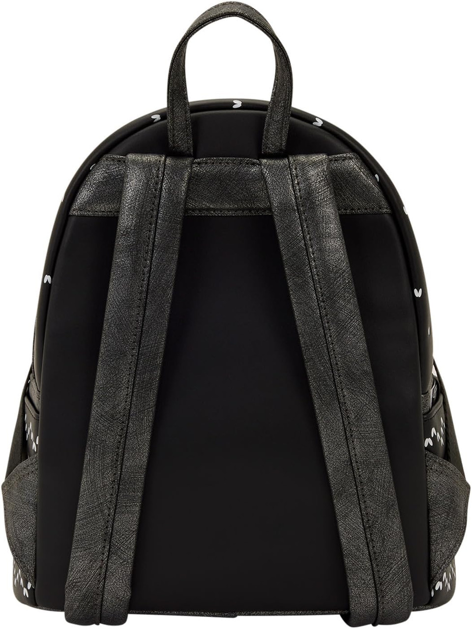 black sequin mini backpack Minnie Mouse Exclusive Spiderweb | Officially Licensed | Plastic/Vegan Leather/Silicone An enamel zipper charm shaped like a star provides easy access to your essentials The Nightmare Before Christmas Jack