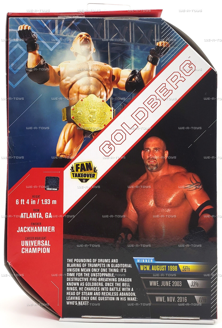 WWE Ultimate Edition Goldberg Action Figure 2022 Mattel #HDM54