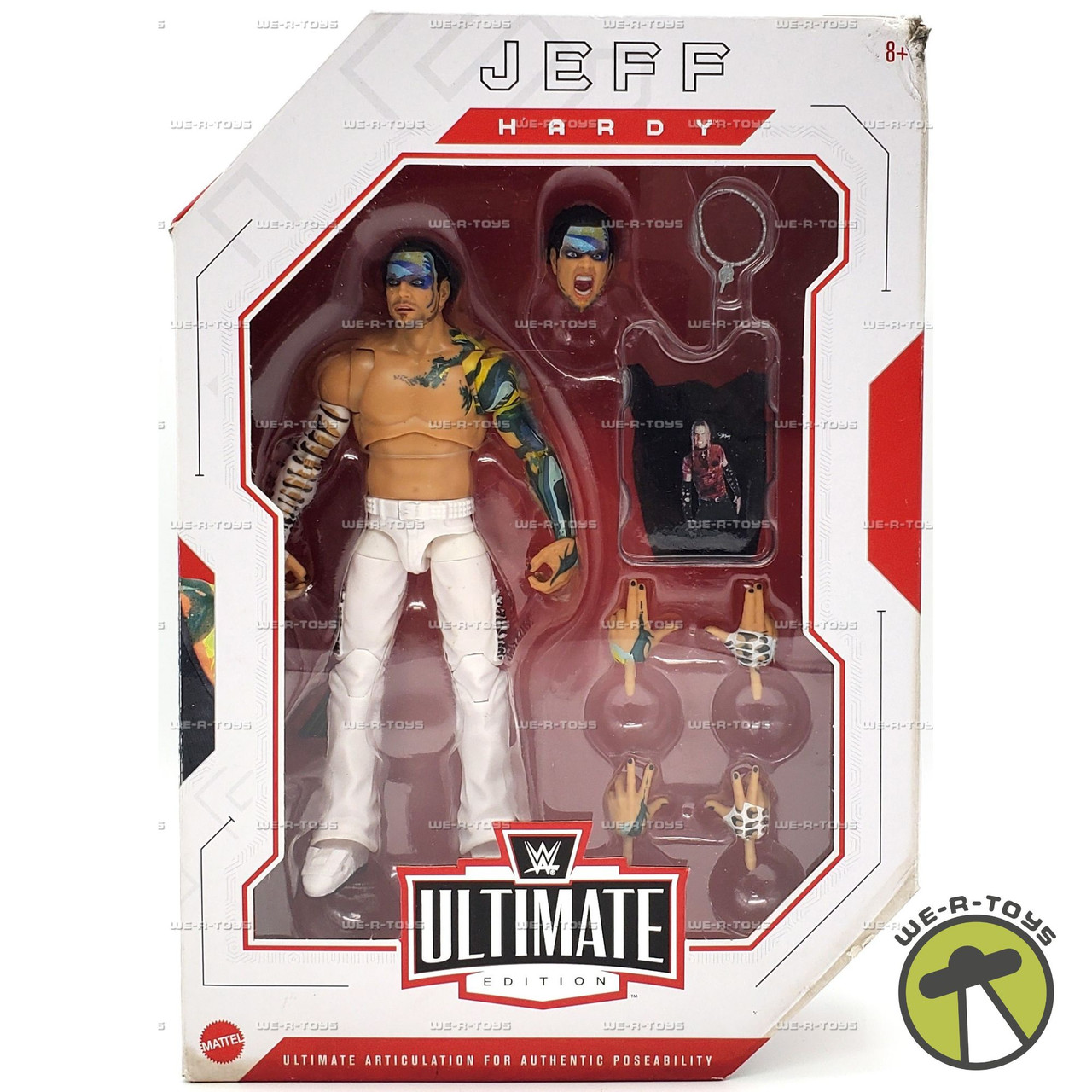 WWE Ultimate Edition Jeff Hardy Action Figure 2022 Mattel #HDC93
