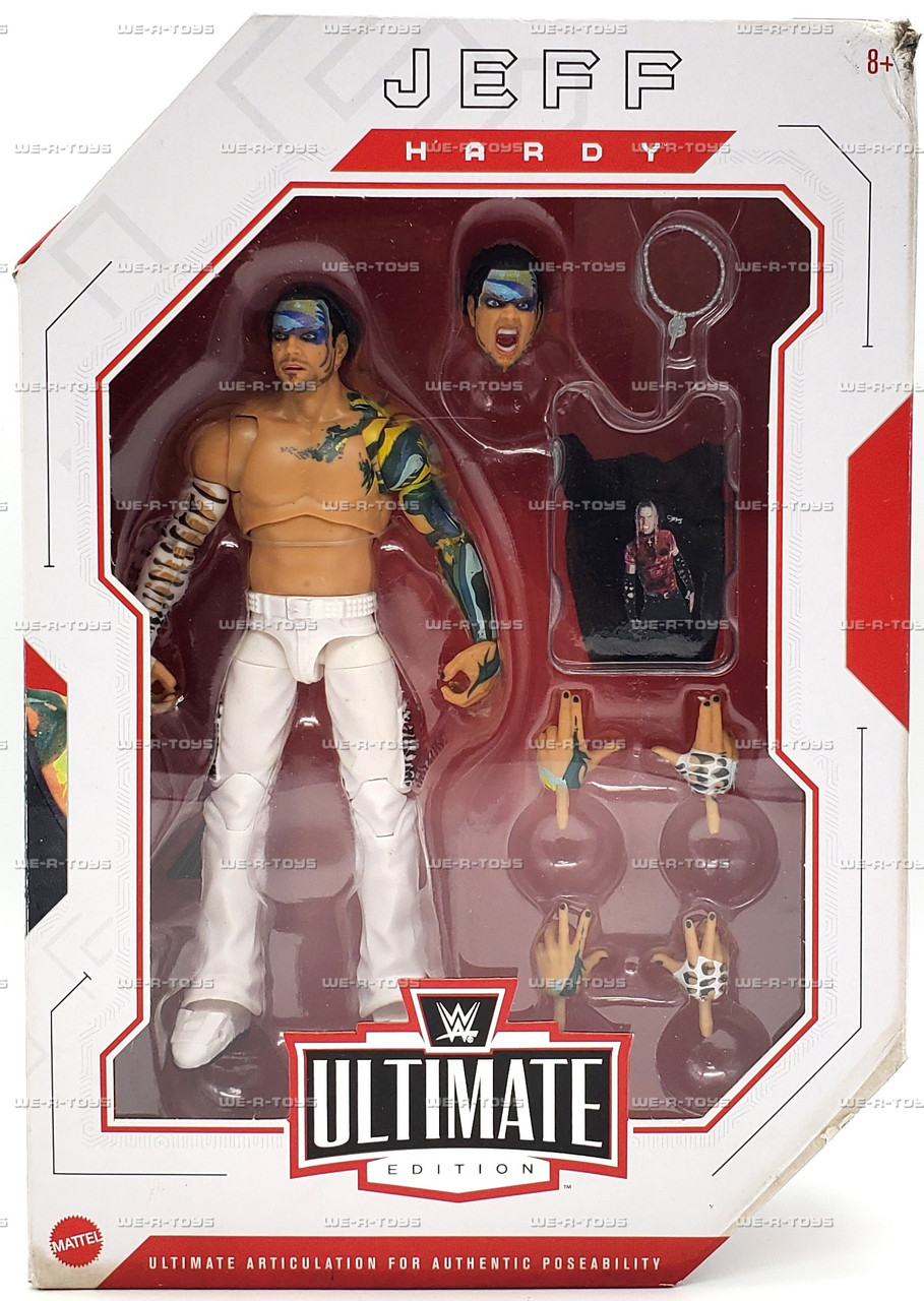 WWE Ultimate Edition Jeff Hardy Action Figure 2022 Mattel #HDC93