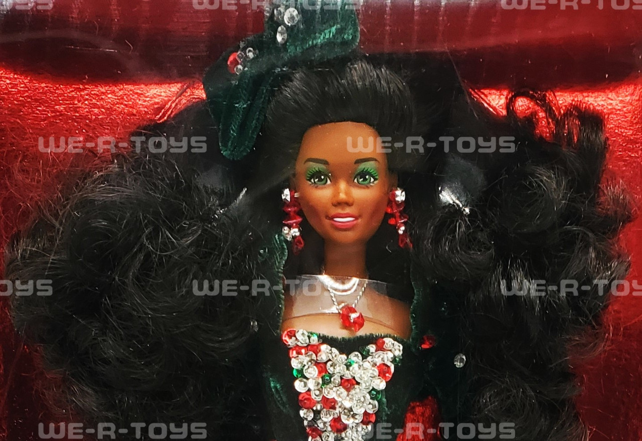 1991 Happy Holidays Barbie Doll African American Special Edition #2696