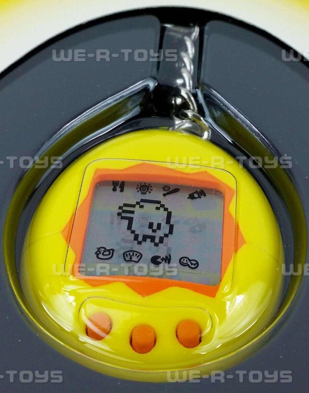 Tamagotchi Virtual Reality Pet 1996 - 1997 Bandai Yellow & Orange