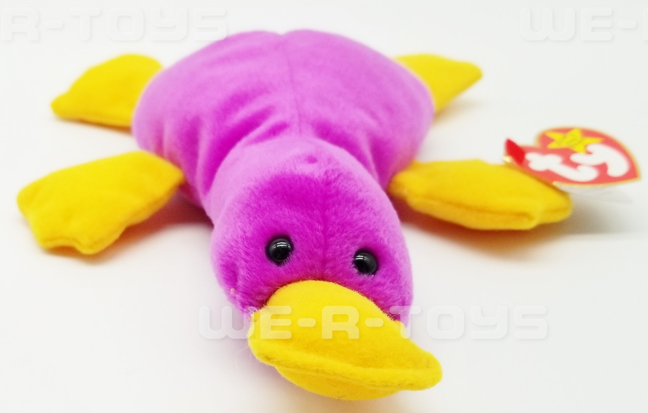 Magenta platypus discount beanie baby