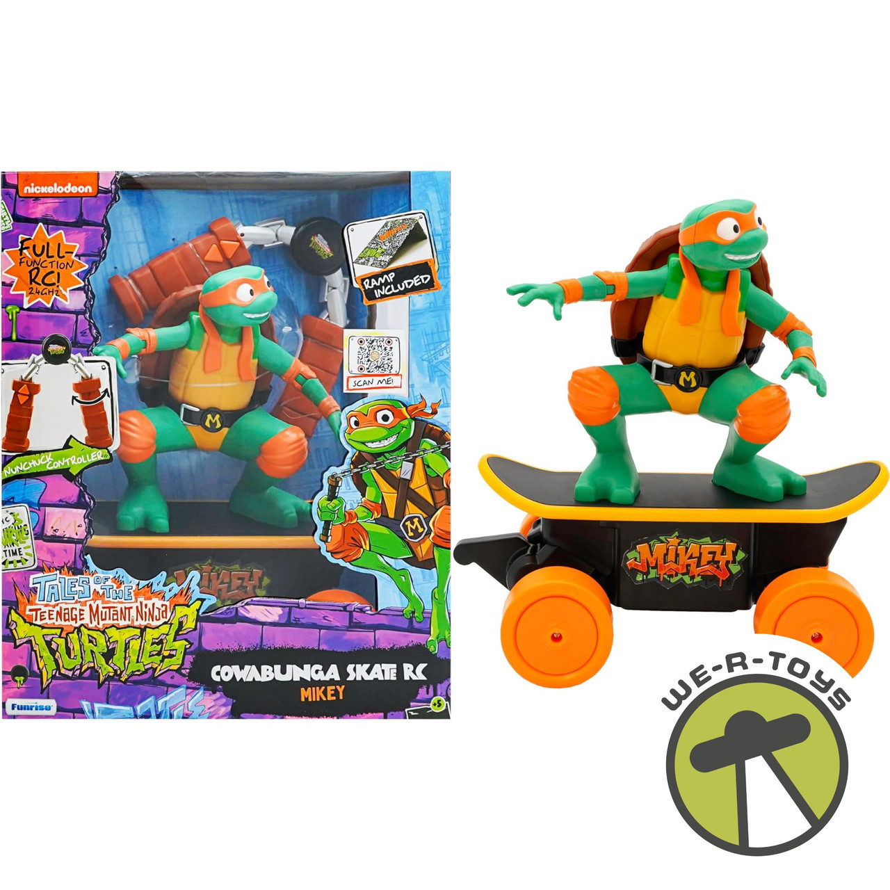 Teenage Mutant Ninja Turtles Mikey Cowabunga Skate RC Vehicle - We