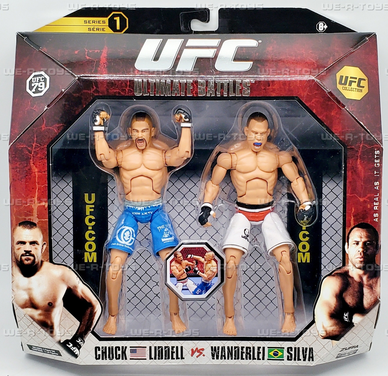 UFC Chuck Liddell Vs. Wanderlei Silva 79 Series 1 Action Figures
