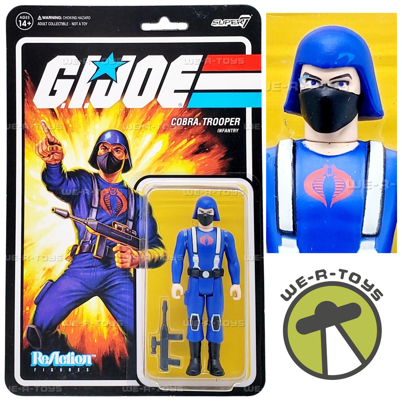 G.I. Joe Cobra Trooper Infantry H-Back Pink Reaction Figure 2021