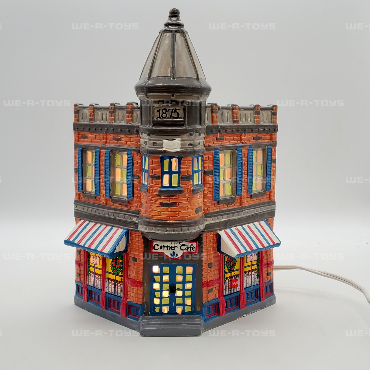 Department 56 Snow Village Corner Cafe Lighted Building 51241 NEW