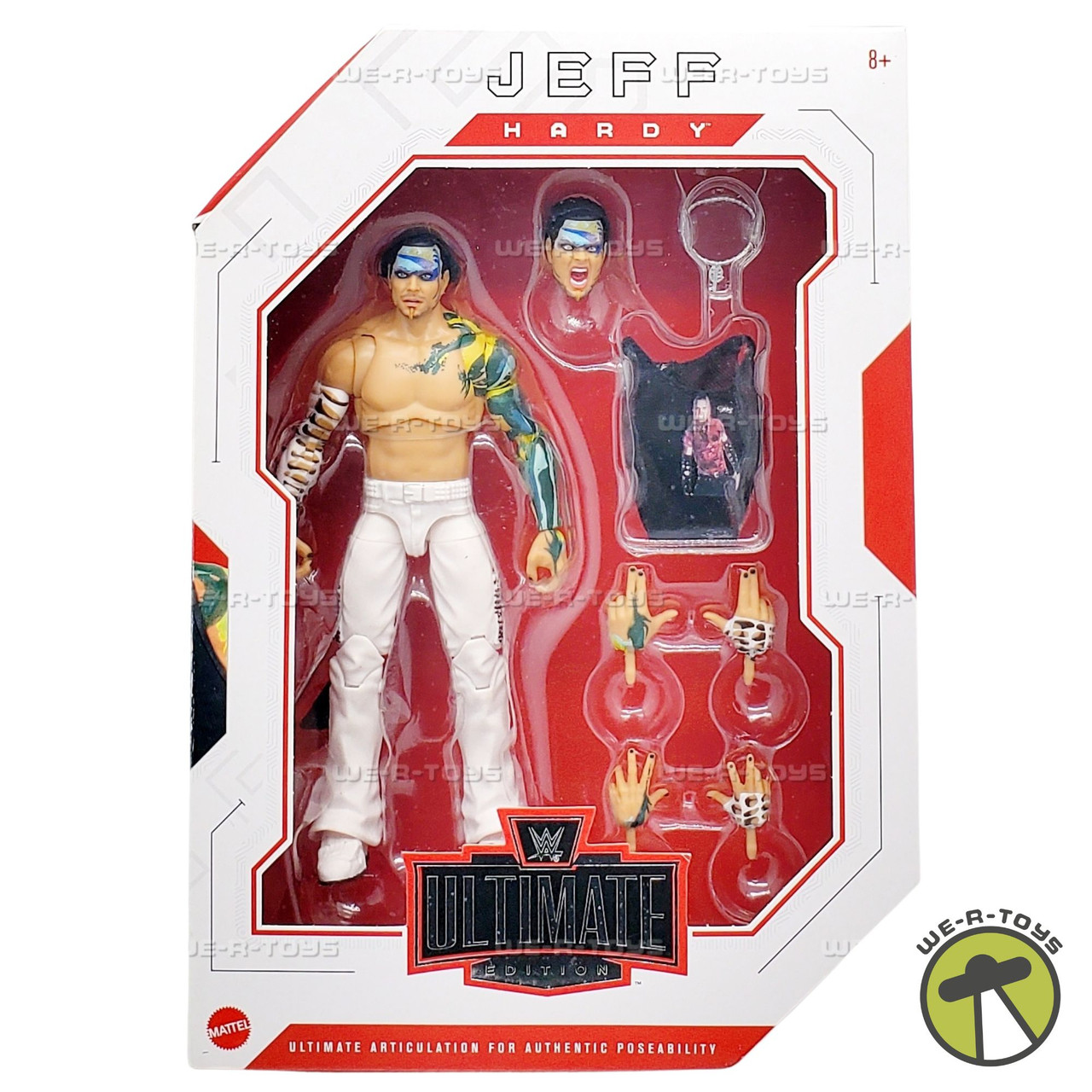 WWE Ultimate Edition Jeff Hardy Action Figure 2022Mattel HDC93