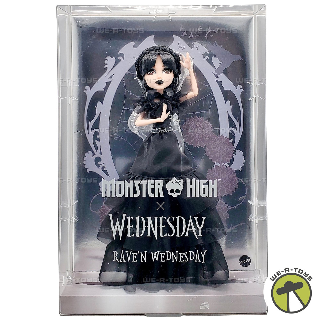 Monster High Wednesday Rave'N Wednesday Doll 2025 Mattel HXJ03