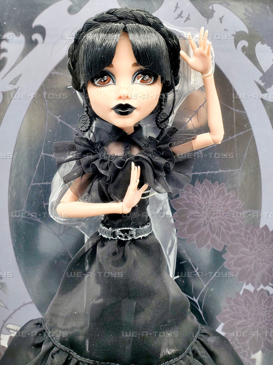 monster high black dress Monster High x Wednesday Collectible Rave'N Wednesday Doll in Black Gown : Target
