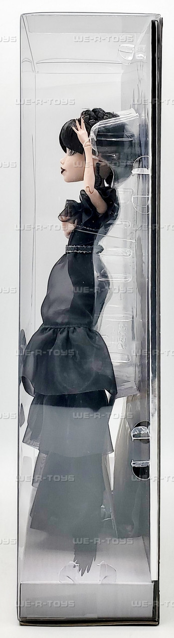 monster high black dress Monster High School Adams Doll Wednesday with Gothic Black Dress Dress Dress Doll Room Decoration Model Children's Toy Gift
