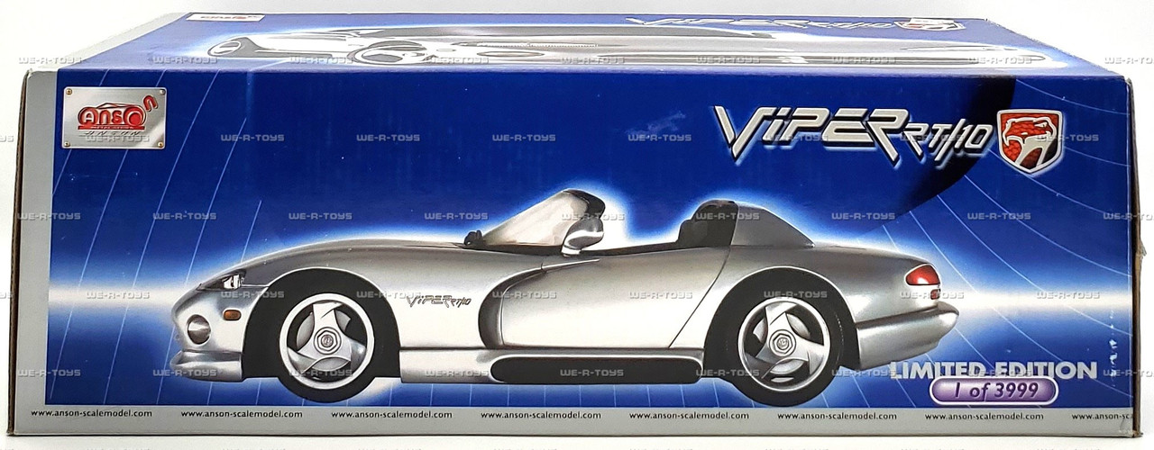 ANSON 1/12 ダッジ バイパー RT/10 Anson Dodge Viper RT/10 1:12 Metal Die-Cast Limited Edition