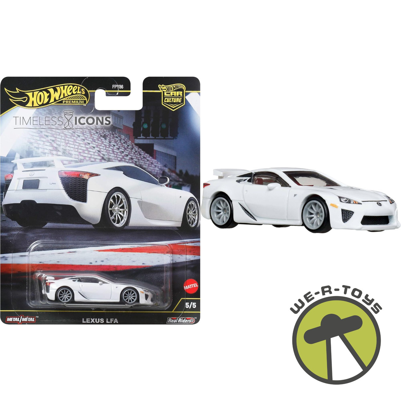 Hot Wheels Premium Car Culture Timeless Icons Lexus LFA 1:64 Die