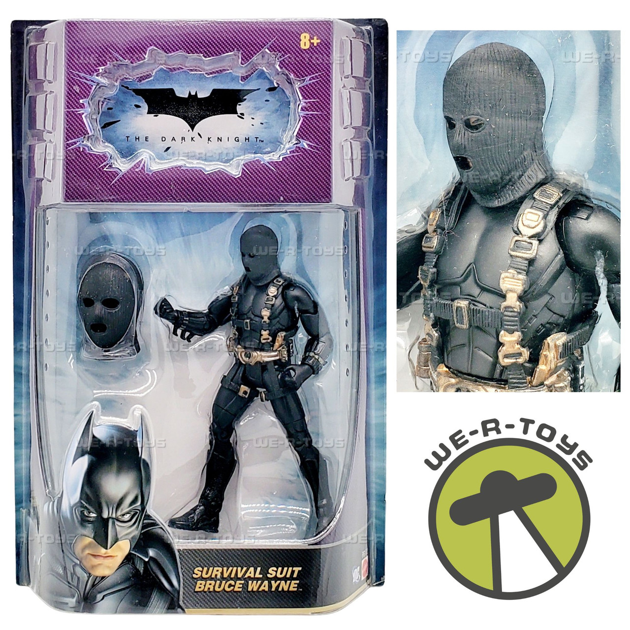 リアリティダークナイト The Dark Knight Survival Suit Bruce Wayne Action Figure 2008