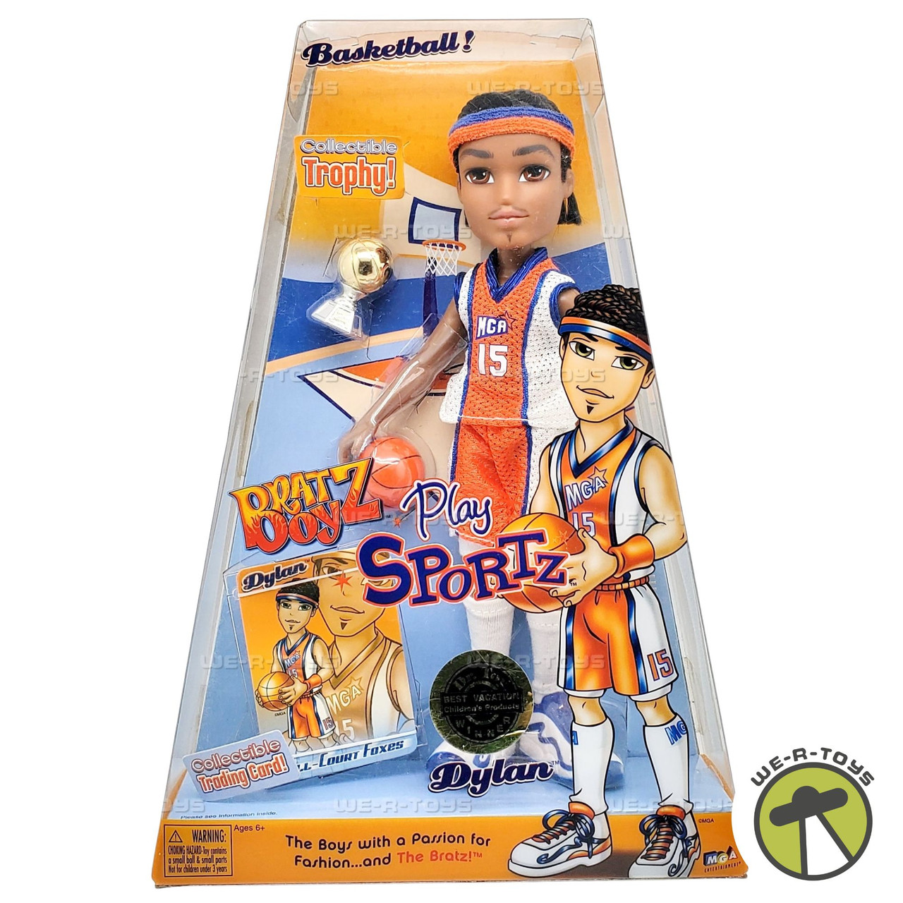 Bratz Boyz Sportz Basketball Dylan Doll MGA Entertainment 31319