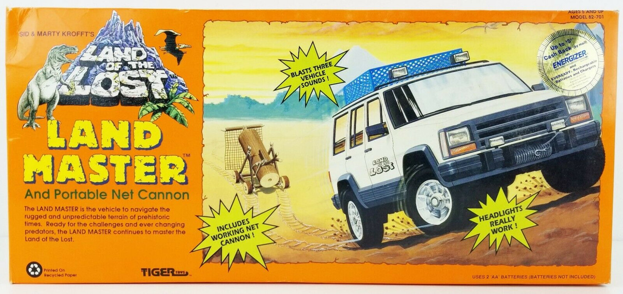 Tiger Toys Land of the Lost Land Master & Portable Net Cannon No. 82-701 NEW