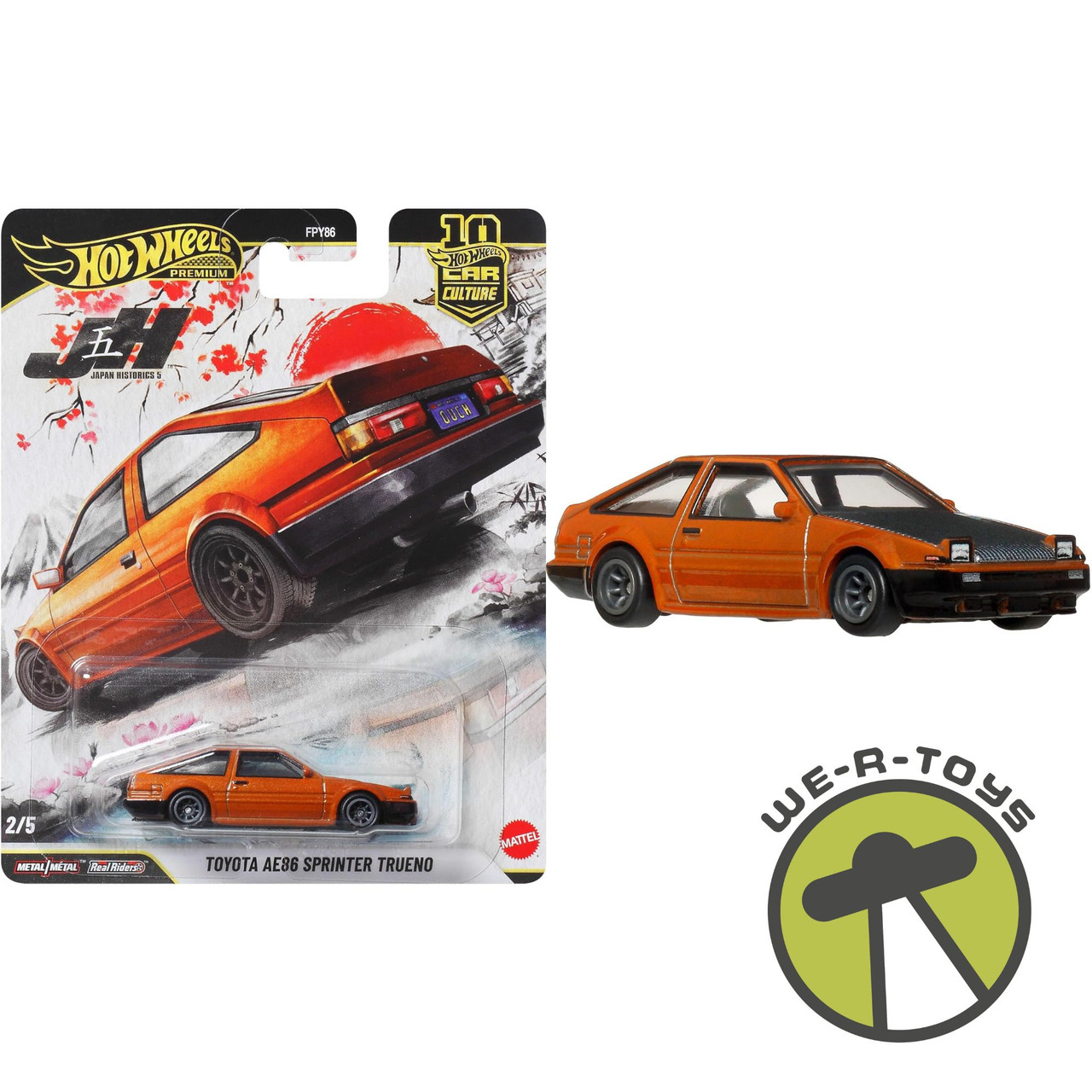 Hot Wheels Premium Car Culture Japan Historics 5 Toyota AE86