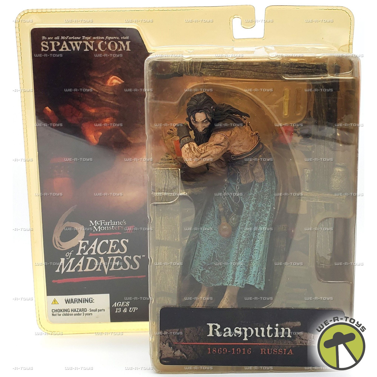 McFarlane's Monsters III Rasputin Action Figure 6 Faces of Madness