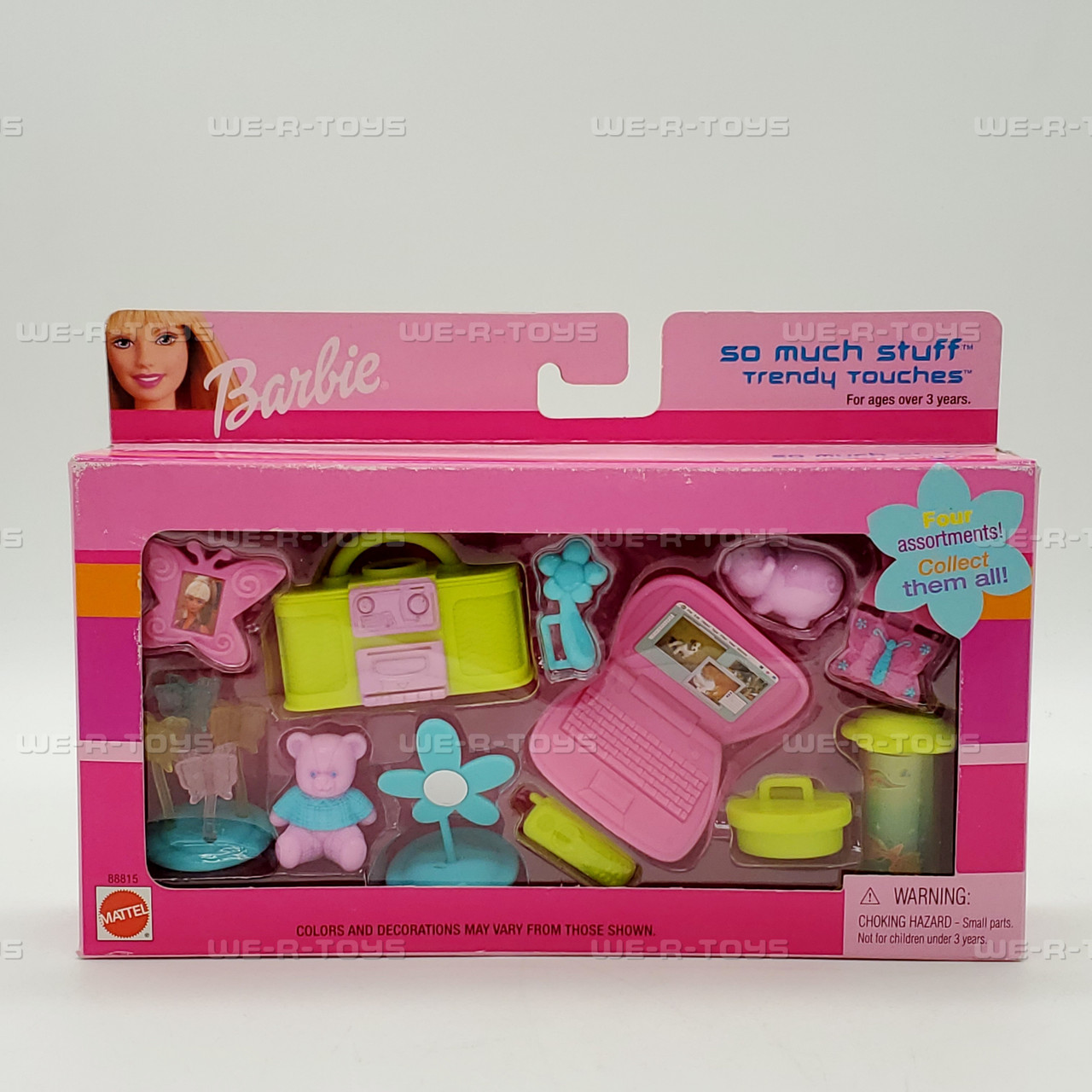 Trendy Touches So Much Stuff Barbie Accessories Set B8815 Mattel