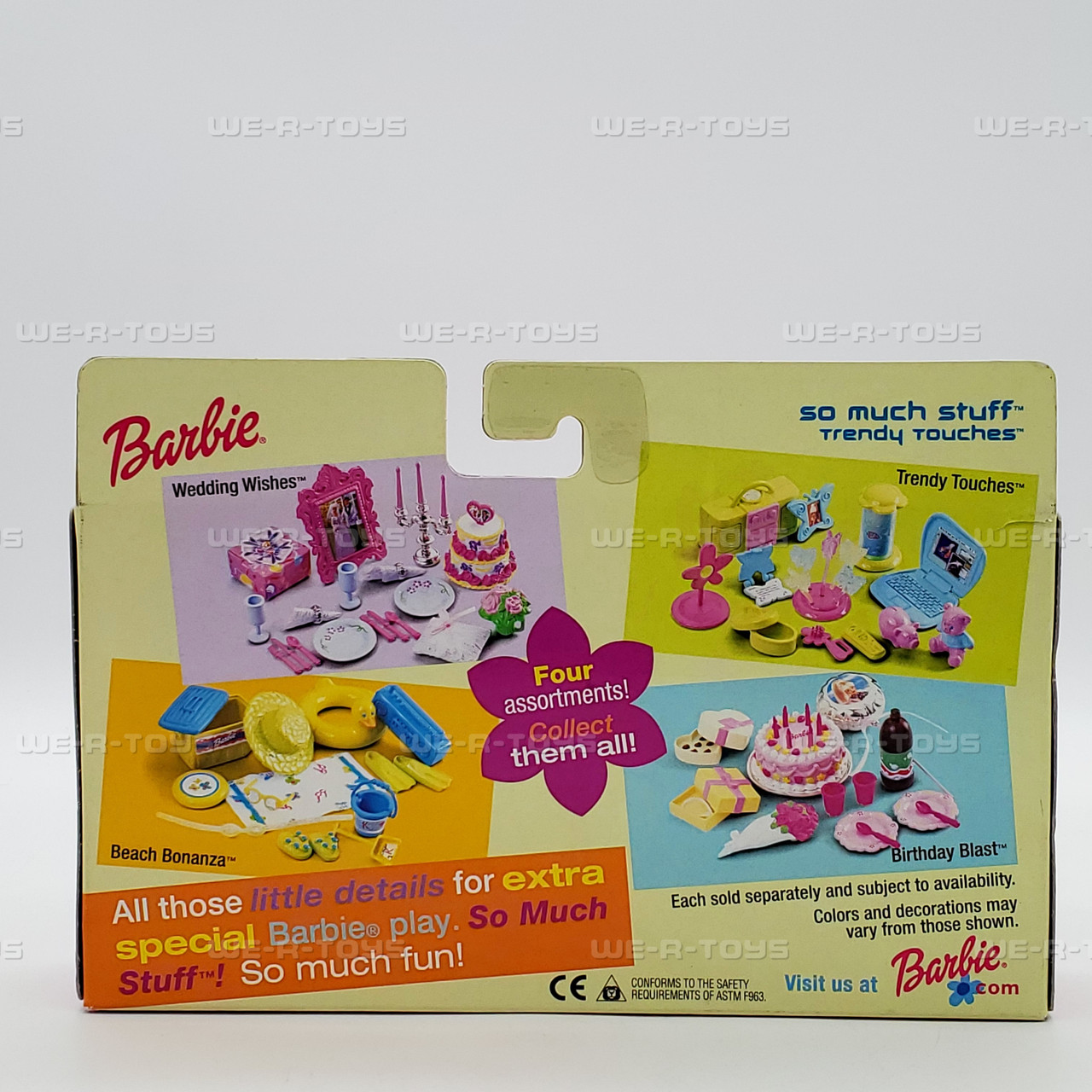 Trendy Touches So Much Stuff Barbie Accessories Set B8815 Mattel