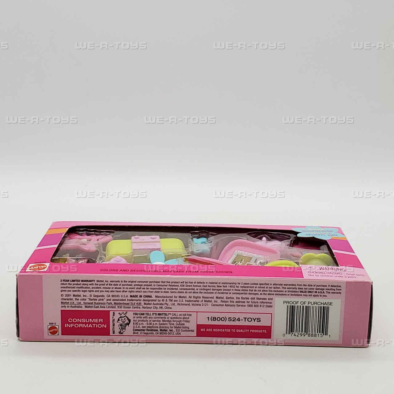 Trendy Touches So Much Stuff Barbie Accessories Set B8815 Mattel