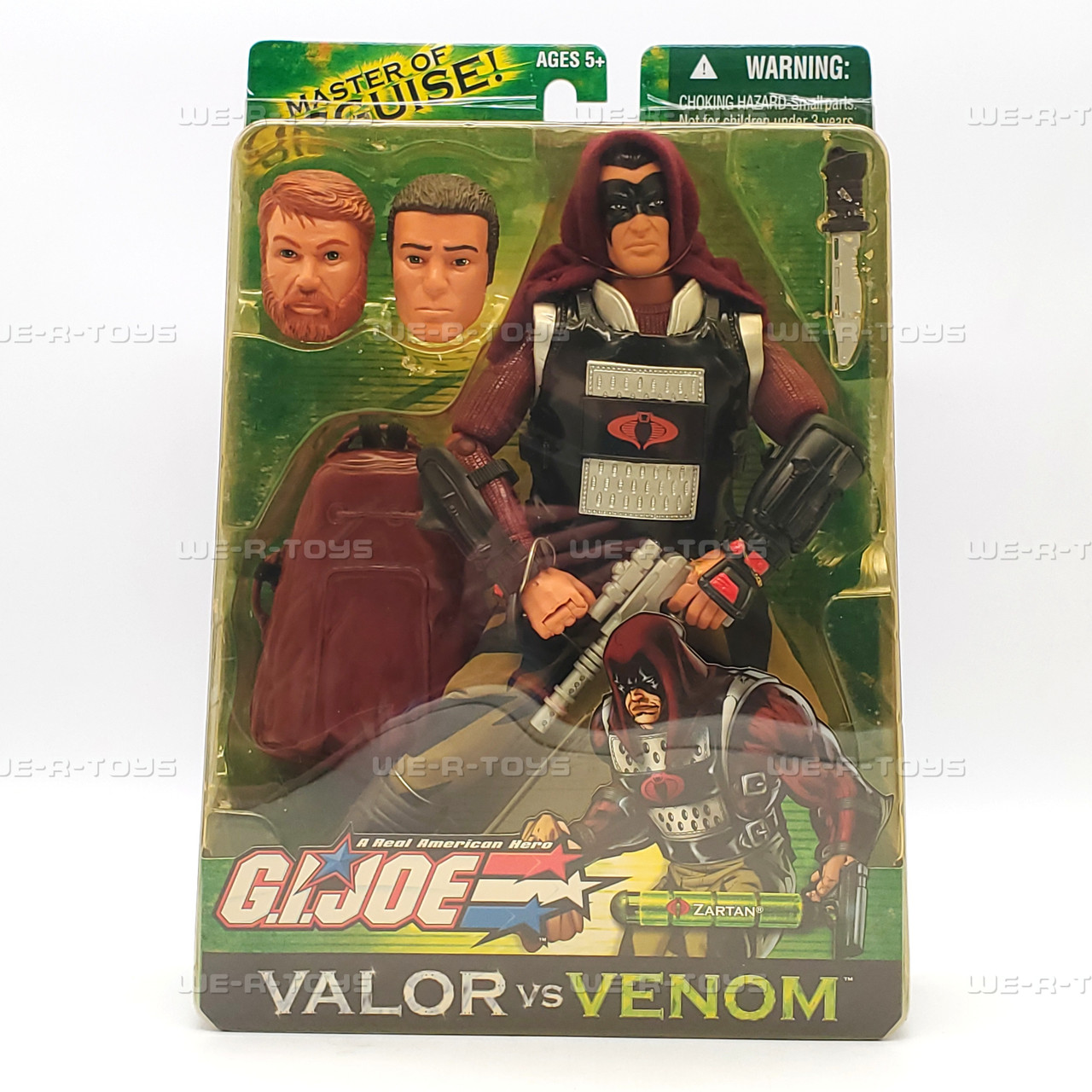 G.I. Joe Valor vs Venom Zartan Action Figure 2003 Hasbro 50900 NEW