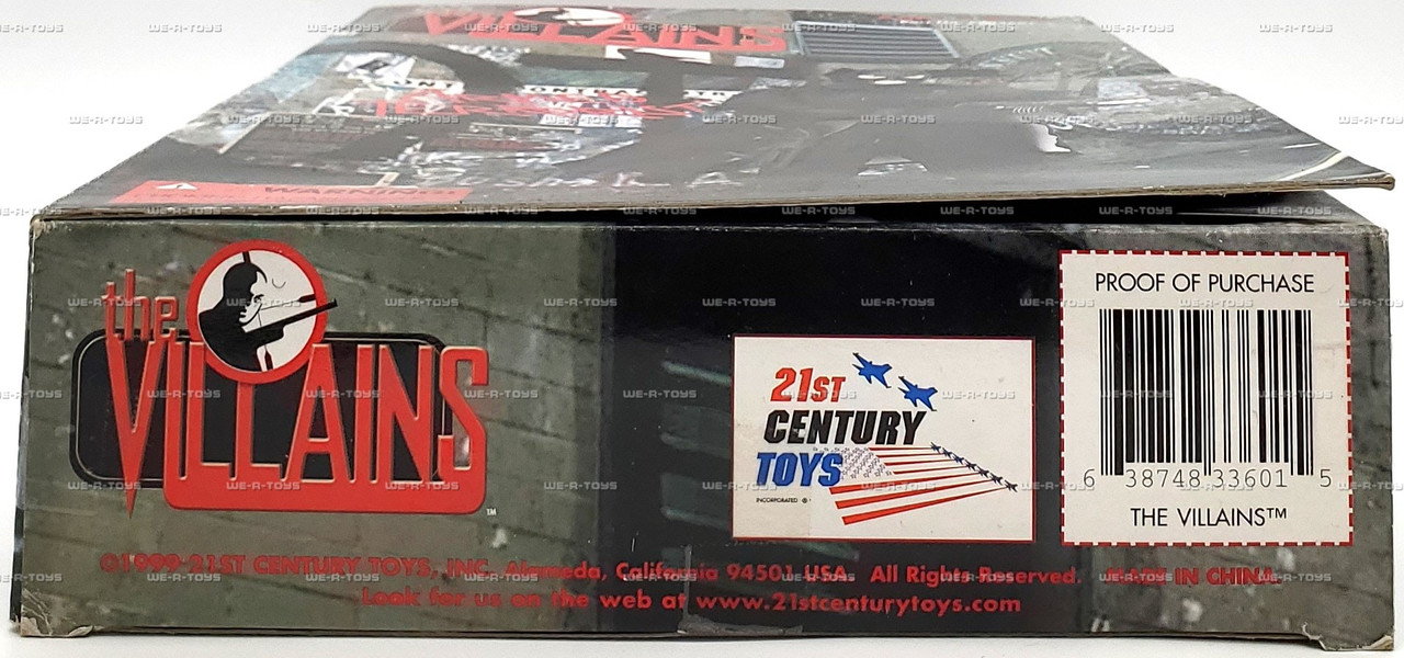 The Villains Armed Terrorist Action Figure 21st Century Toys 1999