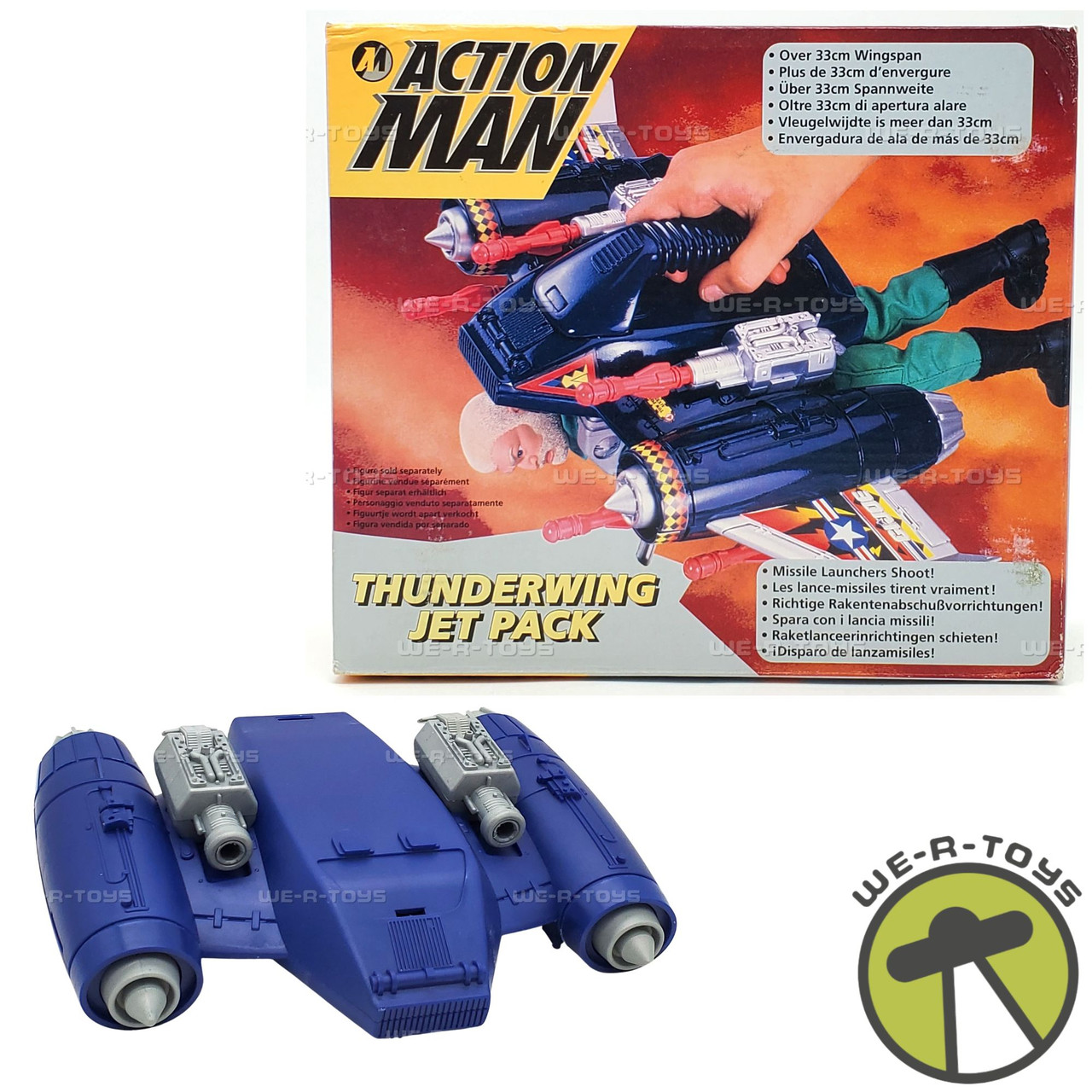 Action Man Thunder Wing Jet Pack Accessory 1995 Hasbro 305504 - We